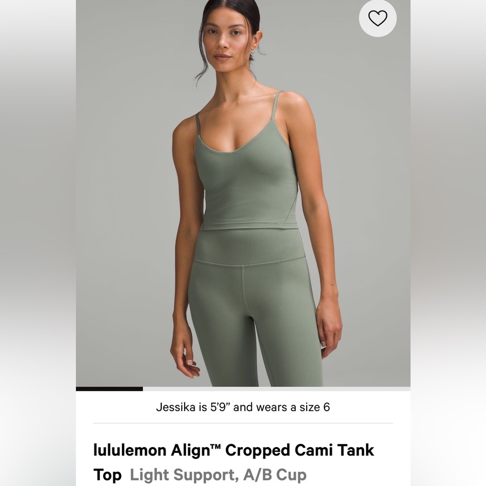 lululemon athletica Align™ Cami Tank Top - eucalyptus green